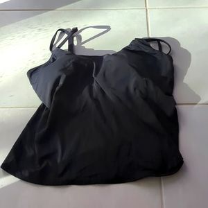 Sunsets underwire black tankini top 40G/38H